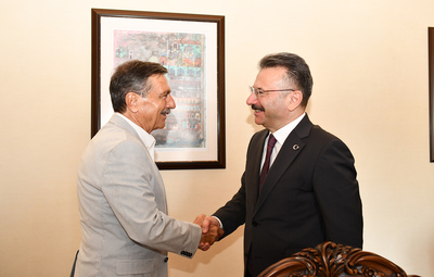 BAŞKAN ATAÇ'TAN VALİ AKSOY'A ZİYARET