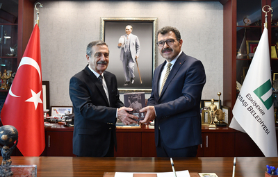 MANDAL'DAN BAŞKAN ATAÇ'A ZİYARET