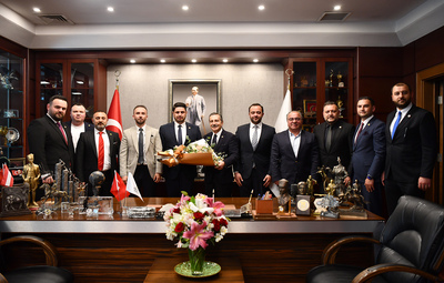 ESKİŞEHİRSPOR'DAN BAŞKAN ATAÇ'A ZİYARET