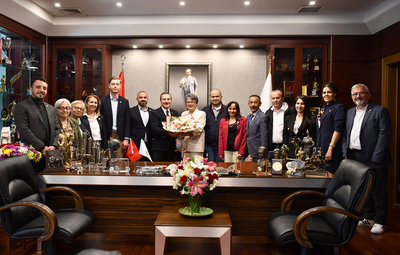 CHP İLÇE BAŞKANLARINDAN BAŞKAN ATAÇ'A ZİYARET