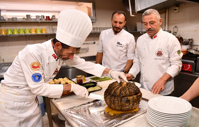 COĞRAFİ İŞARETLİ KIZILİNLER BAL KABAĞI İLE YAPILAN YEMEKLER TADILDI