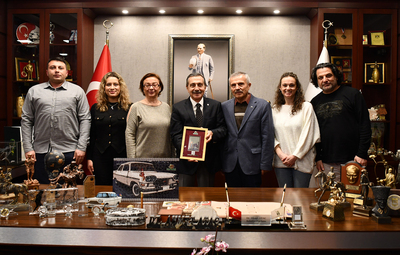 SAKİN OKUL DERNEĞİNDEN BAŞKAN ATAÇ'A ZİYARET