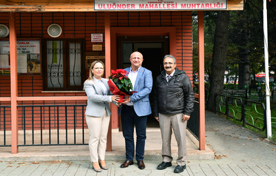 TEPEBAŞI BELEDİYESİ'NDEN MUHTARLAR GÜNÜ ZİYARETİ