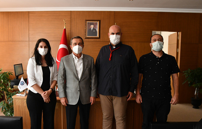 BAŞKAN ATAÇ'TAN DEKAN YAMAN'A ZİYARET