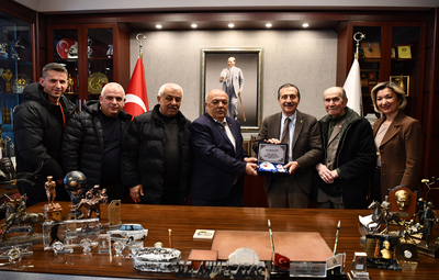 SÜTLÜCE MAHALLE MECLİSİ'NDEN BAŞKAN ATAÇ'A ZİYARET