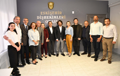 BAŞKAN ATAÇ'TAN DİŞ HEKİMLERİ ODASI'NA ZİYARET