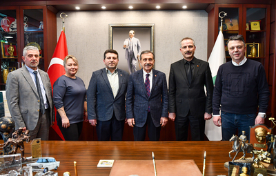 GÜRDAL SARIKAYA VE YÖNETİMİNDEN ATAÇ'A ZİYARET