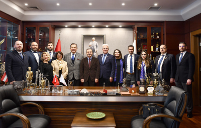 ROTARY KULÜBÜ'NDEN BAŞKAN ATAÇ'A ZİYARET