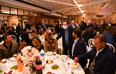 BAŞKAN ATAÇ MUHTARLARLA İFTARDA BULUŞTU