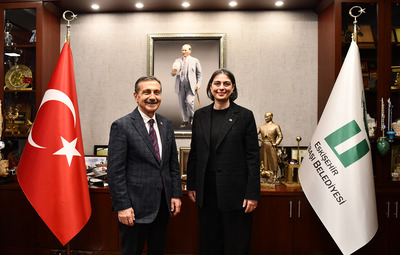 SİNEM DEDETAŞ'TAN BAŞKAN ATAÇ'A ZİYARET