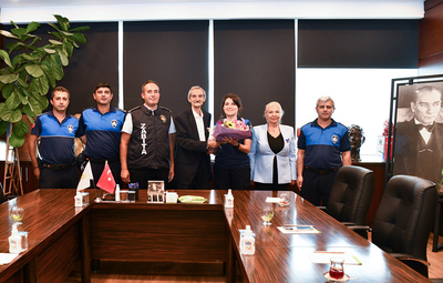 ZABITA TEŞKİLATLARINDAN ZİYARET