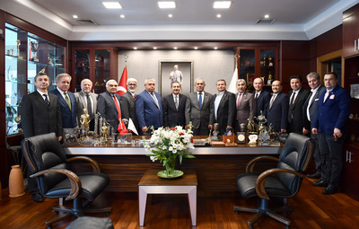 AHBAPLAR'DAN BAŞKAN ATAÇ'A ZİYARET