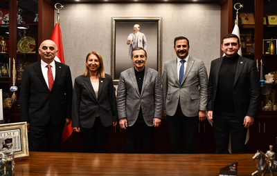 MUĞLA MİLLETVEKİLİ ÖNEŞ DERİCİ'DEN BAŞKAN ATAÇ'A ZİYARET