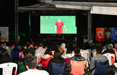 MİLLİ MAÇIN RUHU TEPEBAŞI'NDA YAŞANDI