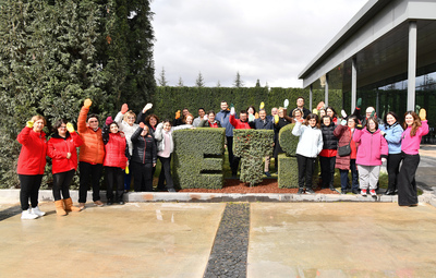 BAŞKAN ATAÇ VE ÖZEL BİREYLERDEN ETİ'YE ZİYARET