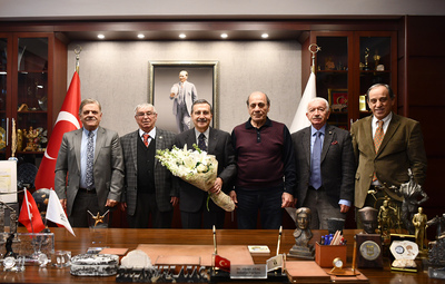 EFSANELERDEN BAŞKAN ATAÇ'A ZİYARET