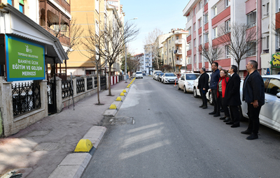 BAŞKAN ATAÇ BAHRİYE ÜÇOK EĞİTİM VE GELİŞİM MERKEZİ'Nİ İNCELEDİ