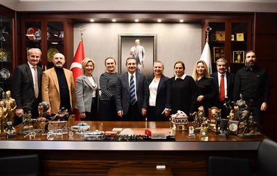 KÖSE'DEN BAŞKAN ATAÇ'A ZİYARET