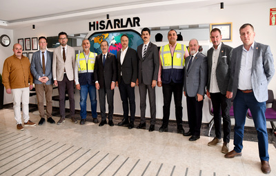 BAŞKAN ATAÇ'TAN HİSARLAR MAKİNA'YA ZİYARET