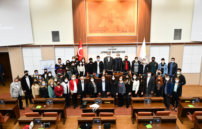 BAŞKAN ATAÇ ZİRAAT ÖĞRENCİLERİ İLE BULUŞTU