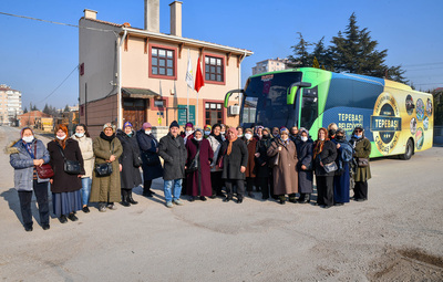 VATANDAŞLAR TEPEBAŞI'NIN PROJELERİNİ YERİNDE GÖRÜYOR