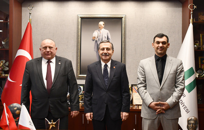 ÜNAL'DAN BAŞKAN ATAÇ'A ZİYARET