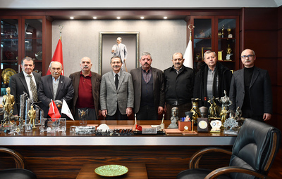 PİR AHMET EFENDİ DERNEĞİ'NDEN BAŞKAN ATAÇ'A ZİYARET