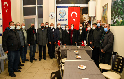 BAŞKAN ATAÇ'TAN EYBİLDER'E HAYIRLI OLSUN ZİYARETİ
