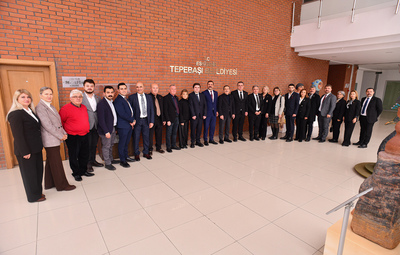 BAŞKAN ATAÇ, CHP ESKİŞEHİR İL BAŞKANI TALAT YALAZ VE İL YÖNETİMİNİ AĞIRLADI