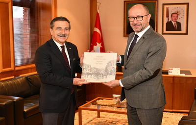 BAŞKAN ATAÇ'TAN REKTÖR ERDAL'A ZİYARET