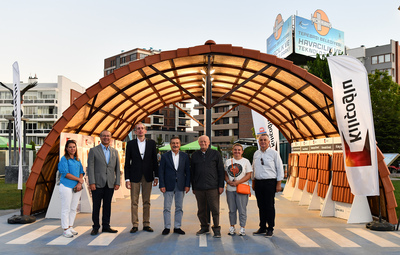 BAŞKAN ATAÇ VE ÖZAYDEMİR'DEN SEMPOZYUM ALANINA ZİYARET