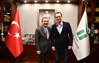 ŞEF DELİORMAN'DAN BAŞKAN ATAÇ'A ZİYARET