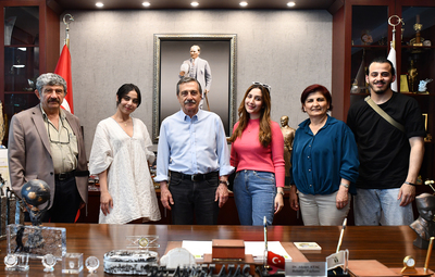 ÇEVRE AKTİVİSTLERİNDEN BAŞKAN ATAÇ'A ZİYARET