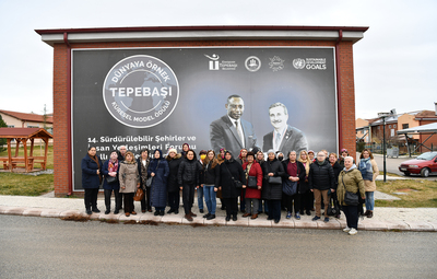 KADIN KURSİYERLER BELEDİYE HİZMETLERİNİ YERİNDE GÖRDÜ