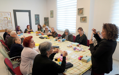 KADINLAR KEÇE MELEK ATÖLYESİ'NDE BULUŞTU