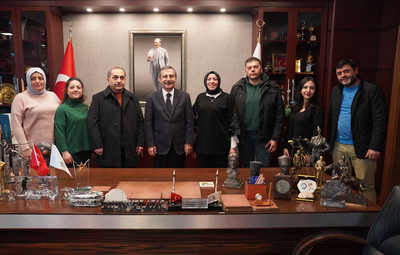 ÖZ İPLİK İŞ'TEN BAŞKAN ATAÇ'A ZİYARET