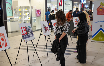19 MAYIS TEMALI KOLAJ ATÖLYESİ'NDEN ÇIKAN ÇALIŞMALAR SERGİLENDİ