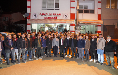 BAŞKAN ATAÇ VE BAŞKAN ÜNLÜCE'DEN SAMSUNLULARA ZİYARET