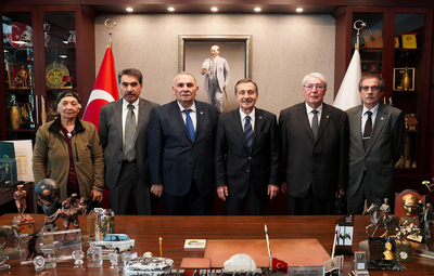 KİMYA MÜHENDİSLERİNDEN BAŞKAN ATAÇ'A ZİYARET