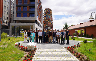 SANATÇILAR TEPEBAŞI'NIN ÇALIŞMALARINI YERİNDE GÖRDÜ