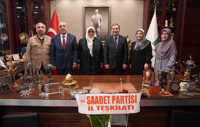 SAADET PARTİSİ'NDEN BAŞKAN ATAÇ'A ZİYARET