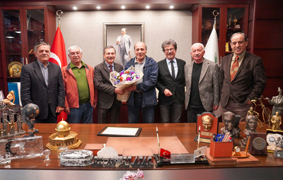 EFSANELERDEN BAŞKAN ATAÇ'A ZİYARET