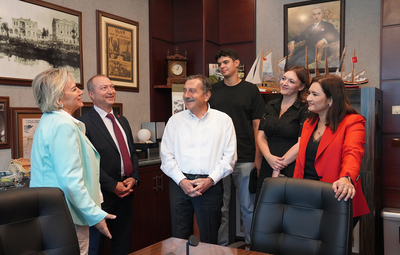 CHP HEYETİNDEN BAŞKAN ATAÇ'A ZİYARET