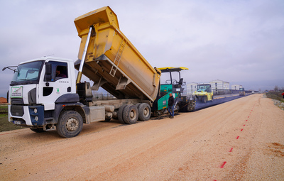 TEPEBAŞI'NDA ÜSTYAPI ÇALIŞMALARI SÜRÜYOR