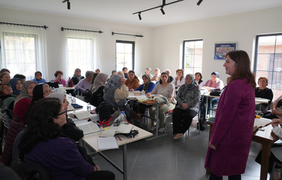 BELDE EVİ KURSİYERLERİNE KADIN SAĞLIĞI SEMİNERİ