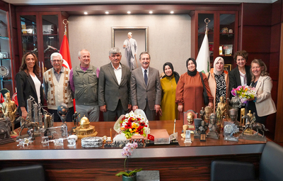 ÜRETİCİLERDEN BAŞKAN ATAÇ'A ZİYARET