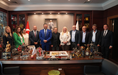 BULGARİSTAN HEYETİNDEN BAŞKAN ATAÇ'A ZİYARET