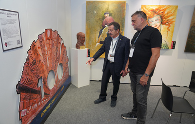 TEPEBAŞI'NIN ESERLERİ ARTNOUVA SANAT FUARI'NDA SERGİLENİYOR