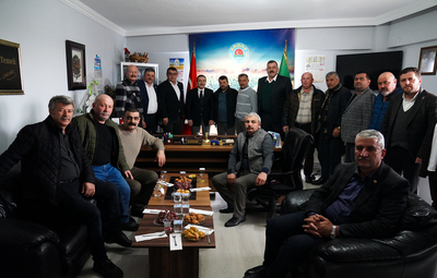 BAŞKAN ATAÇ'TAN TEPEBAŞI ZİRAAT ODASI'NA ZİYARET