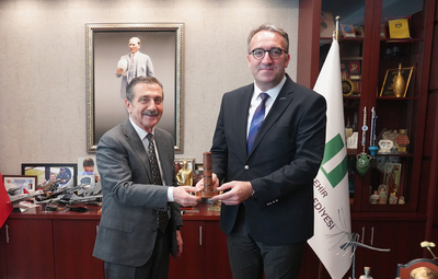 AHMETBEY BELEDİYE BAŞKANI ALTINTAŞ'TAN BAŞKAN ATAÇ'A ZİYARET